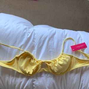 Xhilaration Yellow Bikini Top